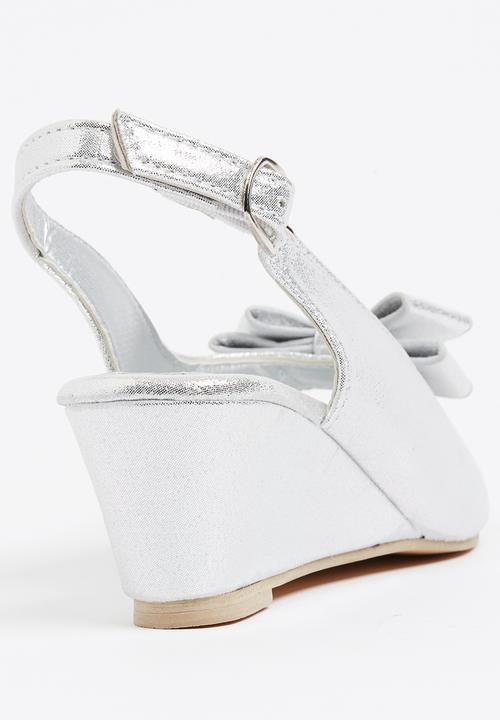Jumbo - Girls Peep Toe Silver