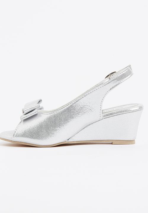 Jumbo - Girls Peep Toe Silver