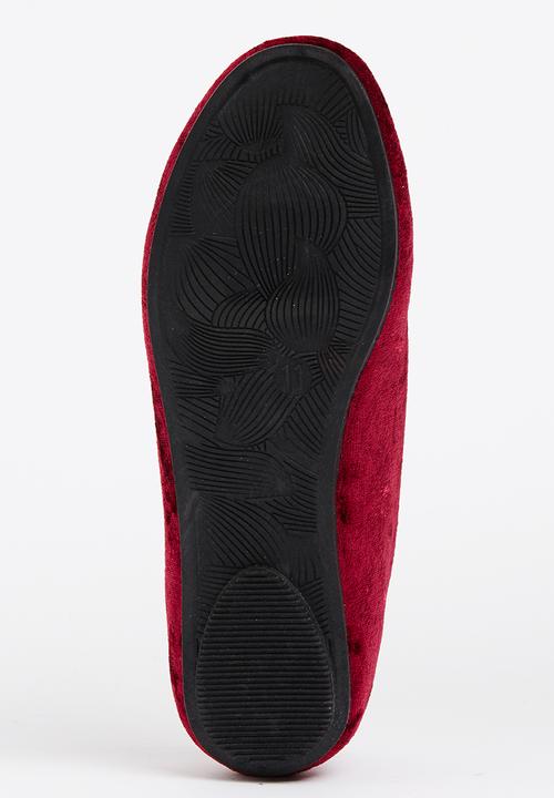 Jumbo - Girls Suede Pump Maroon