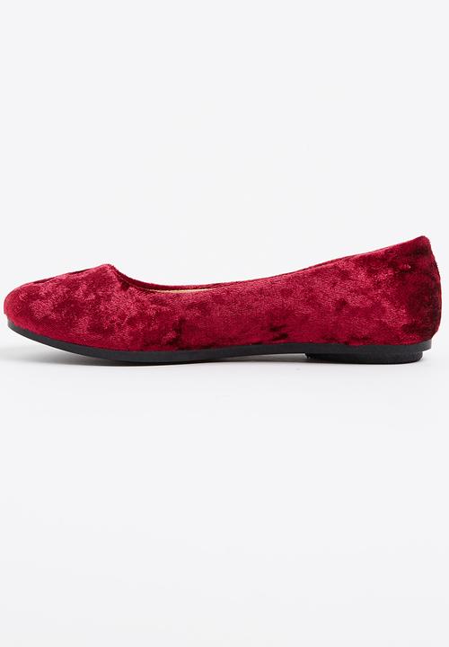 Jumbo - Girls Suede Pump Maroon
