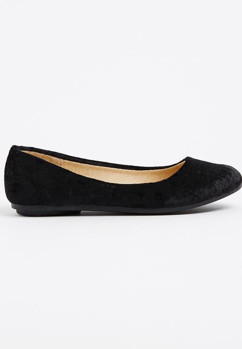 Jumbo - Girls Suede Pump Black