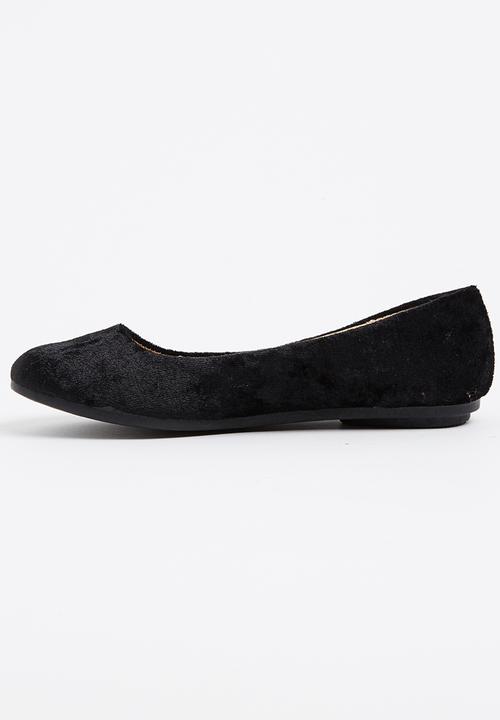 Jumbo - Girls Suede Pump Black