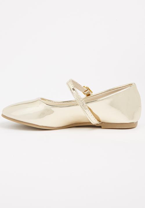 Jumbo - Girls Metalic Pump Gold