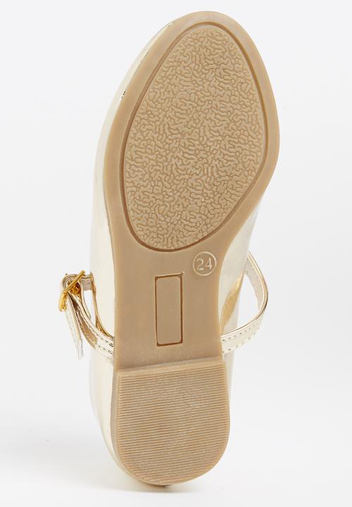 Jumbo - Girls Metalic Pump Gold
