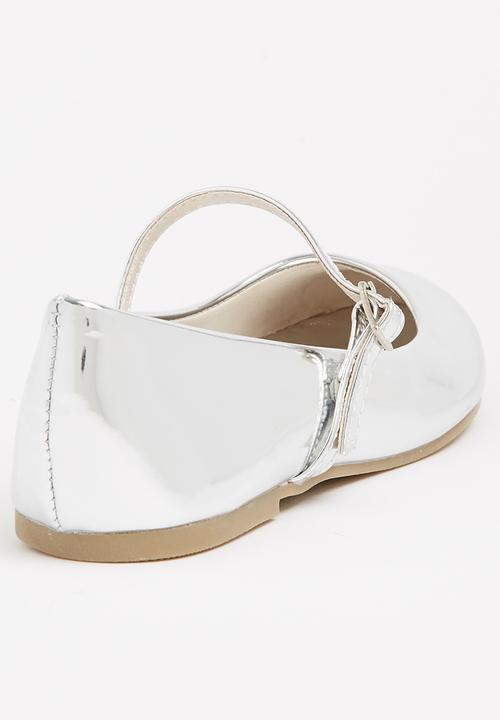 Jumbo - Girls Metalic Pump Silver