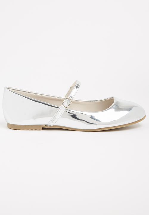 Jumbo - Girls Metalic Pump Silver