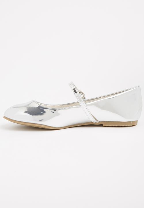 Jumbo - Girls Metalic Pump Silver