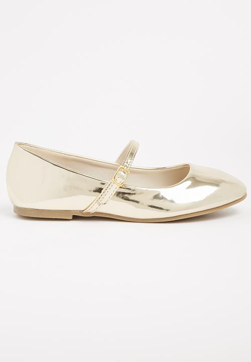 Jumbo - Girls Metalic Pump Gold