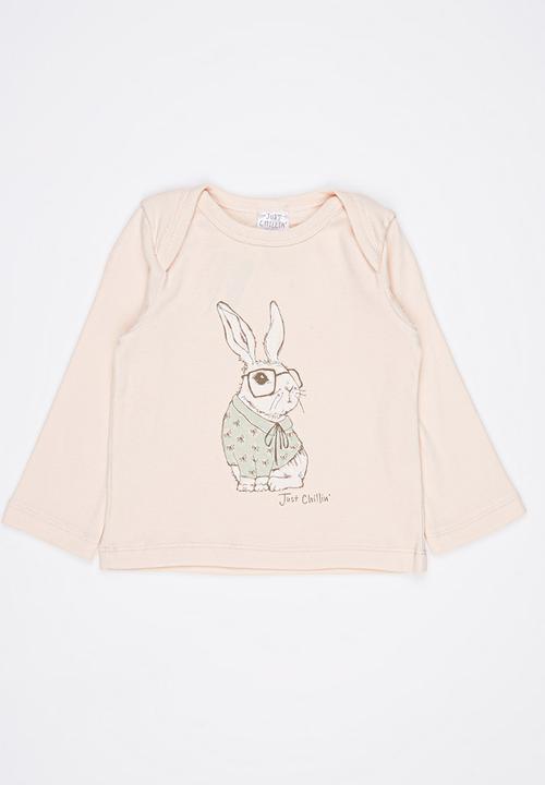 Just chillin - Girls Tee Pale Pink