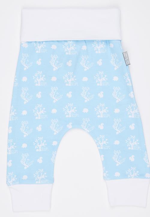 Poogy Bear - Woodlands Harem Pants Mid Blue