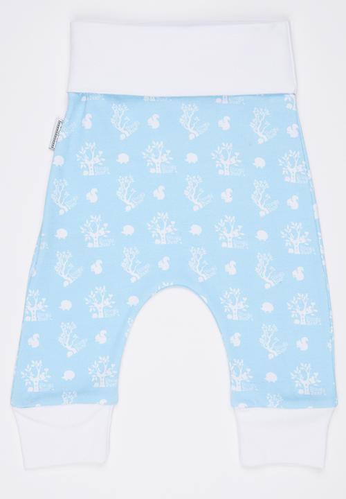 Poogy Bear - Woodlands Harem Pants Mid Blue
