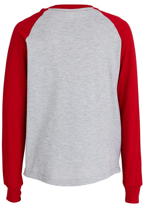 DC - Star Standard  Long Sleeve Boys   Tee Grey