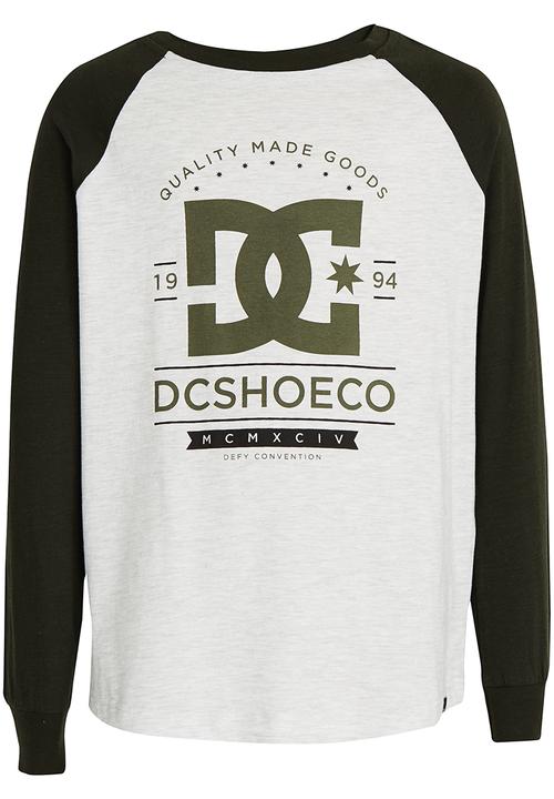 DC - Glorious Past  Raglan  Long Sleeve Boys Tee White