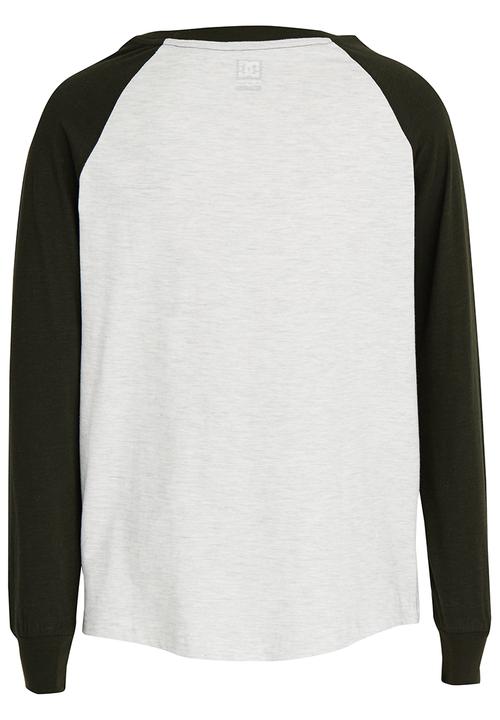 DC - Glorious Past  Raglan  Long Sleeve Boys Tee White