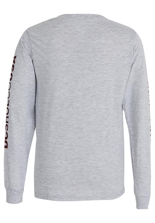 DC - Block Star Boys Long Sleeve Tee  Grey