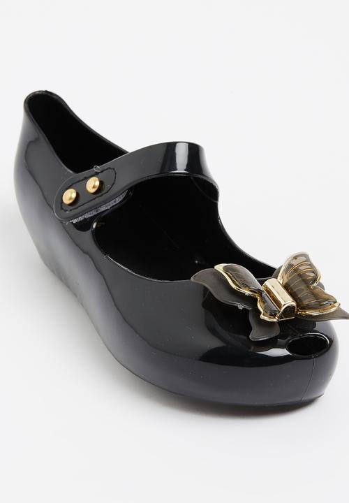 Pop Candy - Butterfly Detail Pumps Black