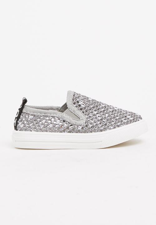 Pop Candy - Mesh Loafers Grey
