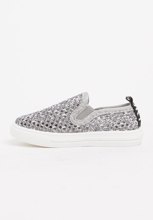 Pop Candy - Mesh Loafers Grey