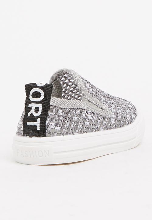 Pop Candy - Mesh Loafers Grey