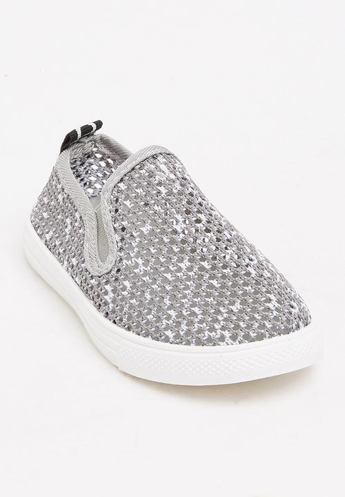 Pop Candy - Mesh Loafers Grey