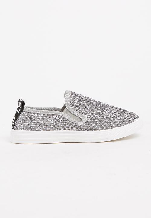 Pop Candy - Mesh Loafers Grey