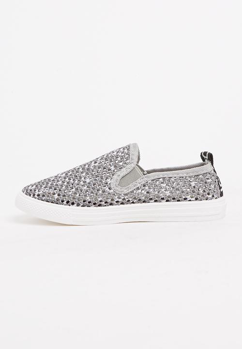 Pop Candy - Mesh Loafers Grey