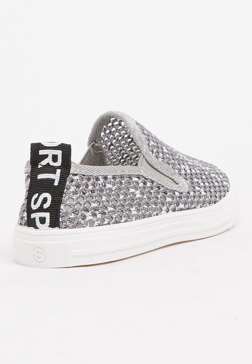 Pop Candy - Mesh Loafers Grey