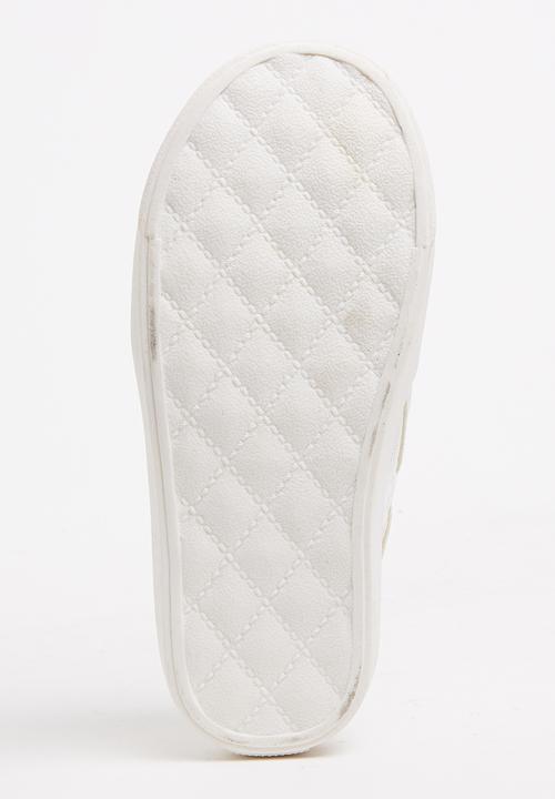 Pop Candy - Mesh Embellished Loafer White