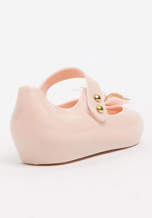 Pop Candy - Butterfly Detail Pumps Pale Pink