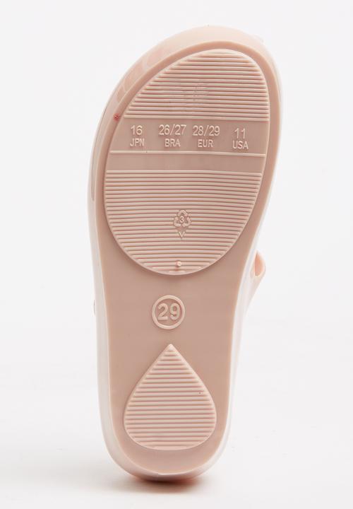 Pop Candy - Butterfly Detail Pumps Pale Pink