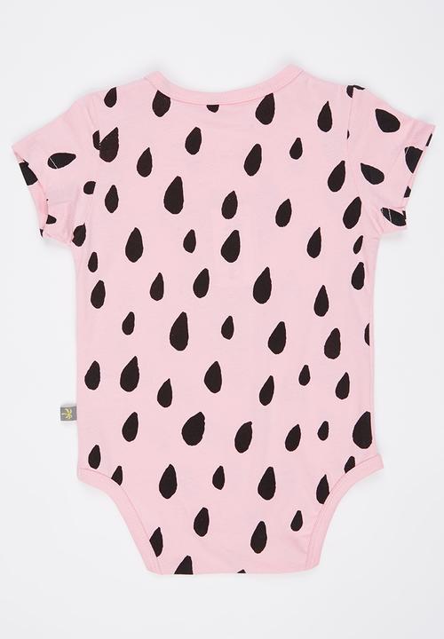 Peninsula Baby - Bunny All Over Printed Bodysuit Pale Pink
