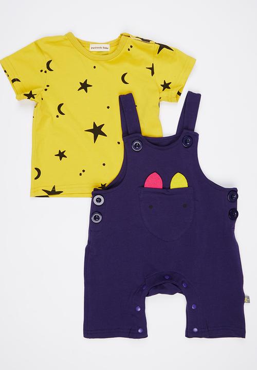 Peninsula Baby - Dungaree Set Mid Purple