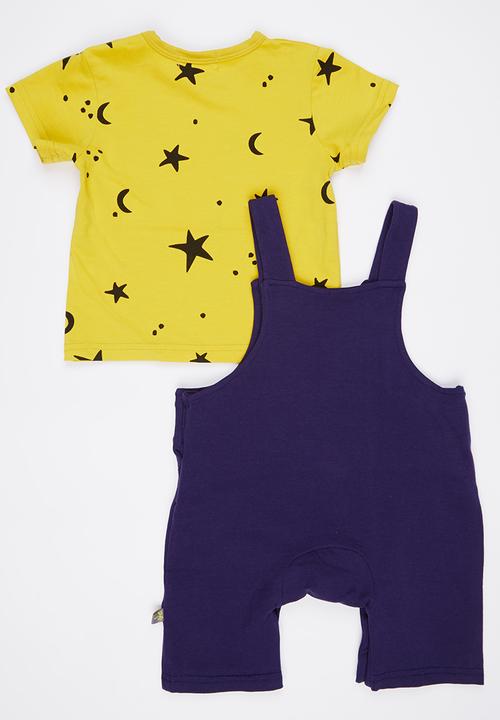 Peninsula Baby - Dungaree Set Mid Purple