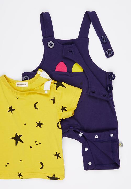 Peninsula Baby - Dungaree Set Mid Purple