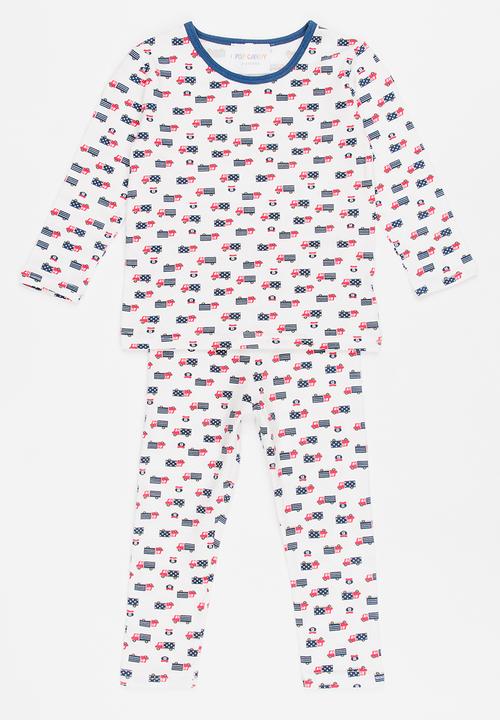 Pop Candy - Printed Truck PJ Set - Multi-colour