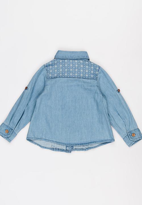 Pop Candy - Denim Blouse Blue