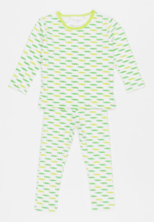 Pop Candy - Printed PJ Set Light Green