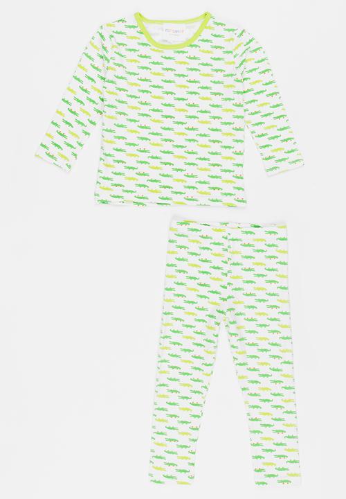 Pop Candy - Printed PJ Set Light Green