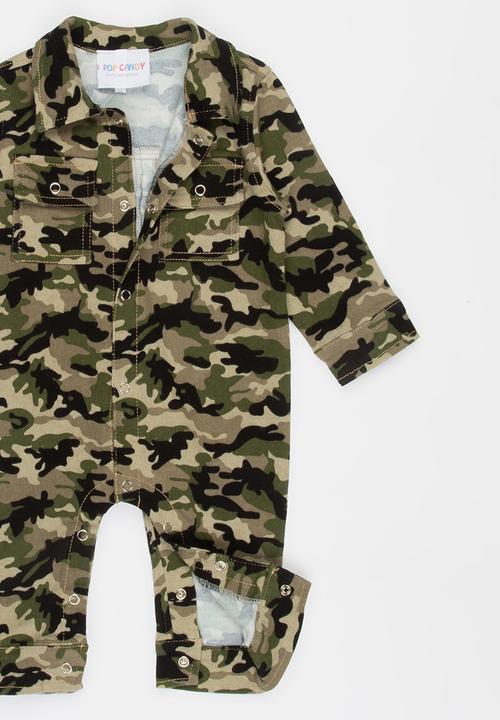 Pop Candy - Army Printed Grower Khaki Green