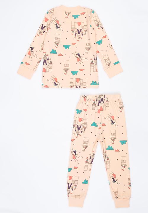 Pop Candy - Printed PJ Set Pale Pink