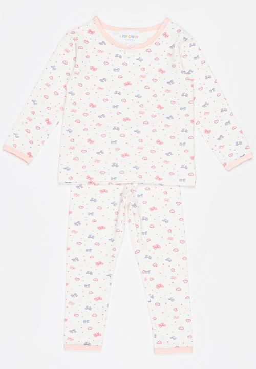 Pop Candy - Printed PJ Set Multi-colour