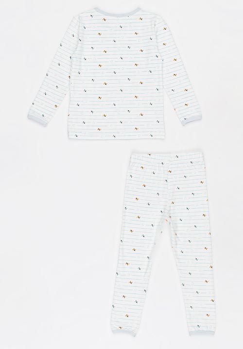 Pop Candy - Printed PJ Set - Pale Purple