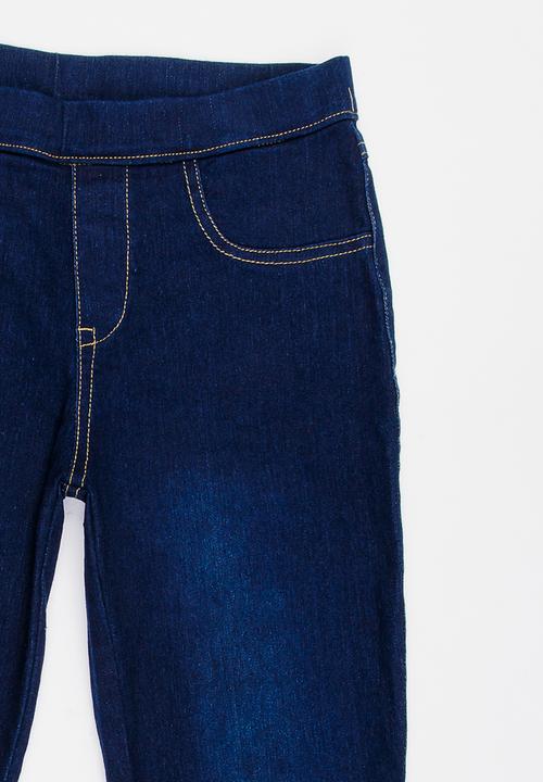 Twin Clothing - Denim Jeggings Dark Blue