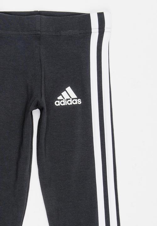 adidas Performance - Little Girls Cotton Tight Black