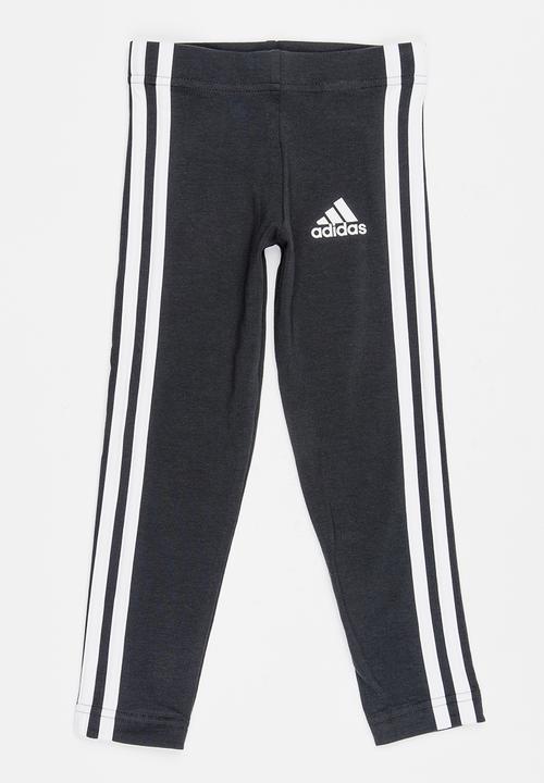 adidas Performance - Little Girls Cotton Tight Black