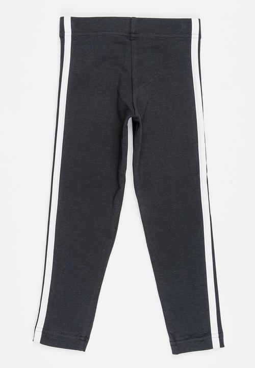 adidas Performance - Little Girls Cotton Tight Black