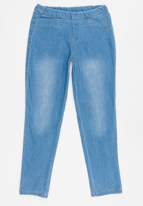 Twin Clothing - Denim Jeggings Mid Blue