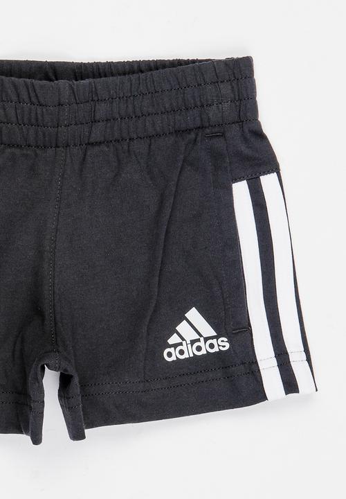 adidas Performance - Little Girls Knitted Short Dark Grey