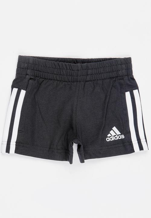 adidas Performance - Little Girls Knitted Short Dark Grey
