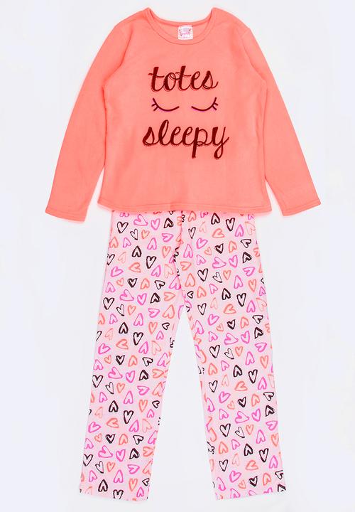 Twin Clothing - Totes Sleepy Combo Pyjama Set Multi-colour